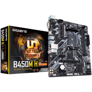 Gigabyte B450M H Ultra Durable AMD AM4 Micro-ATX Motherboard